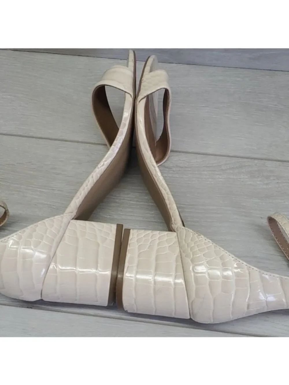 Steve Madden Women Irenee Ankle Strap Block Heels sandals shoes sz 8M